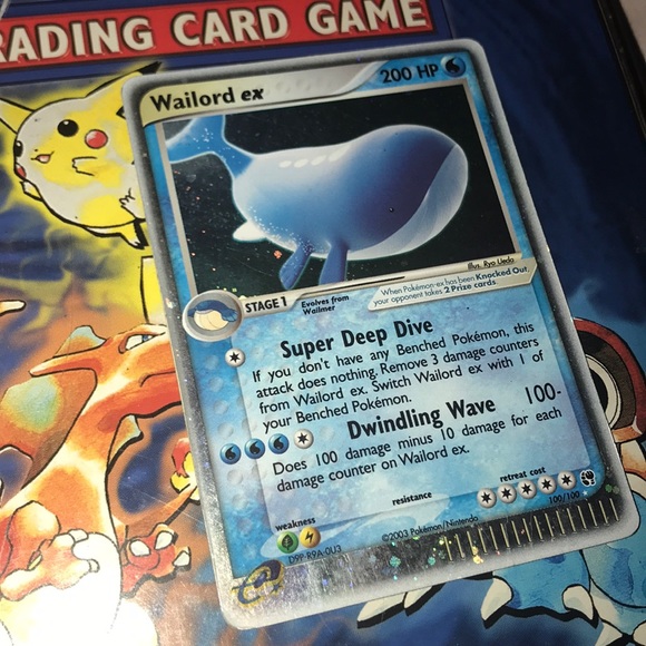 Wailord ex Pokémon card - Picture 2 of 3